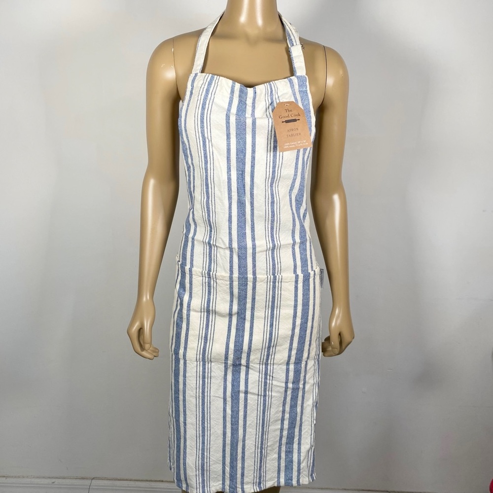 The Good Cook NWT Striped 100% Cotton | 28 inches x 36 inches